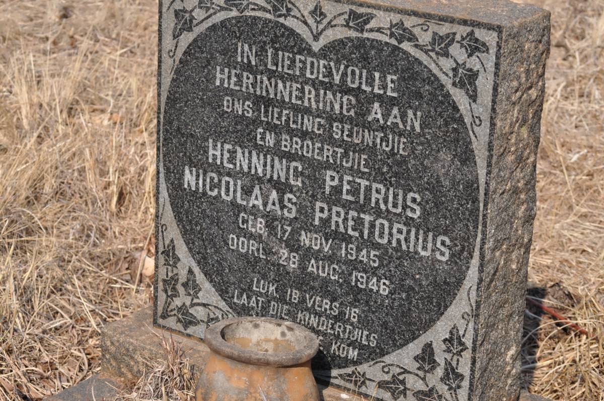 PRETORIUS Henning Petrus Nicolaas 1945-1946