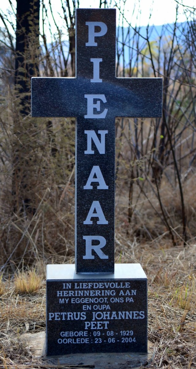 PIENAAR Petrus Johannes 1929-2004