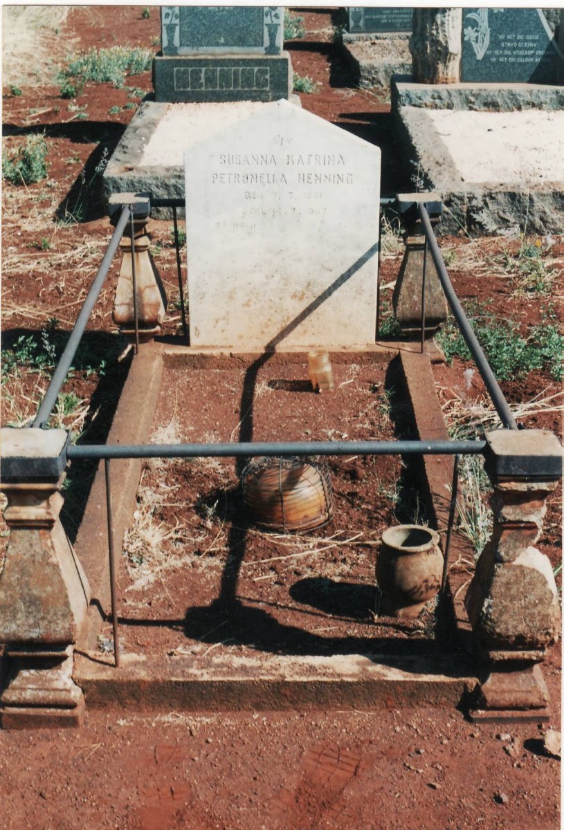 HENNING Susanna Katrina Petronella 1861-1937