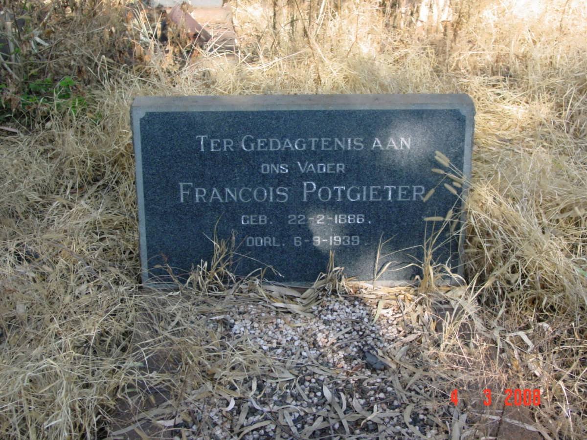 POTGIETER Francois 1886-1939