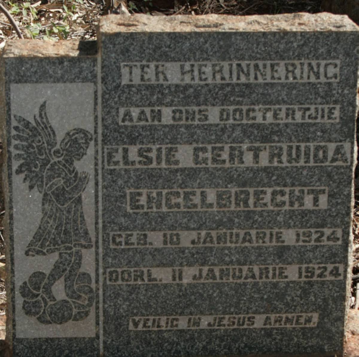 ENGELBRECHT Elsie Gertruida 1924-1924