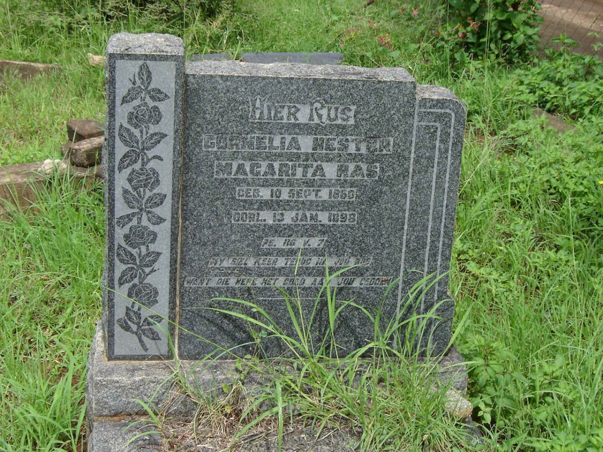 RAS Cornelia Hester Magarita 1860-1898