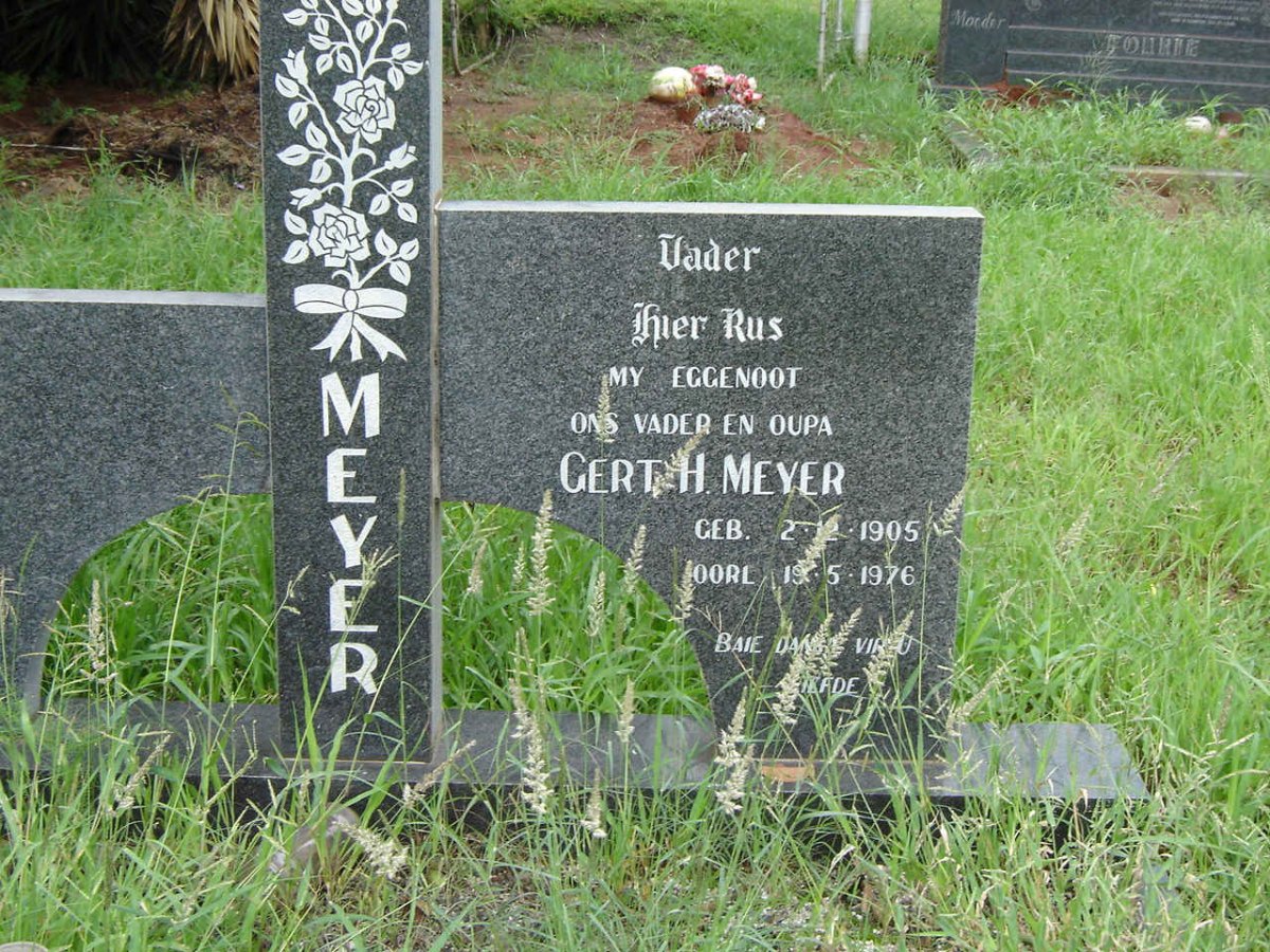 MEYER Gert H. 1905-1976