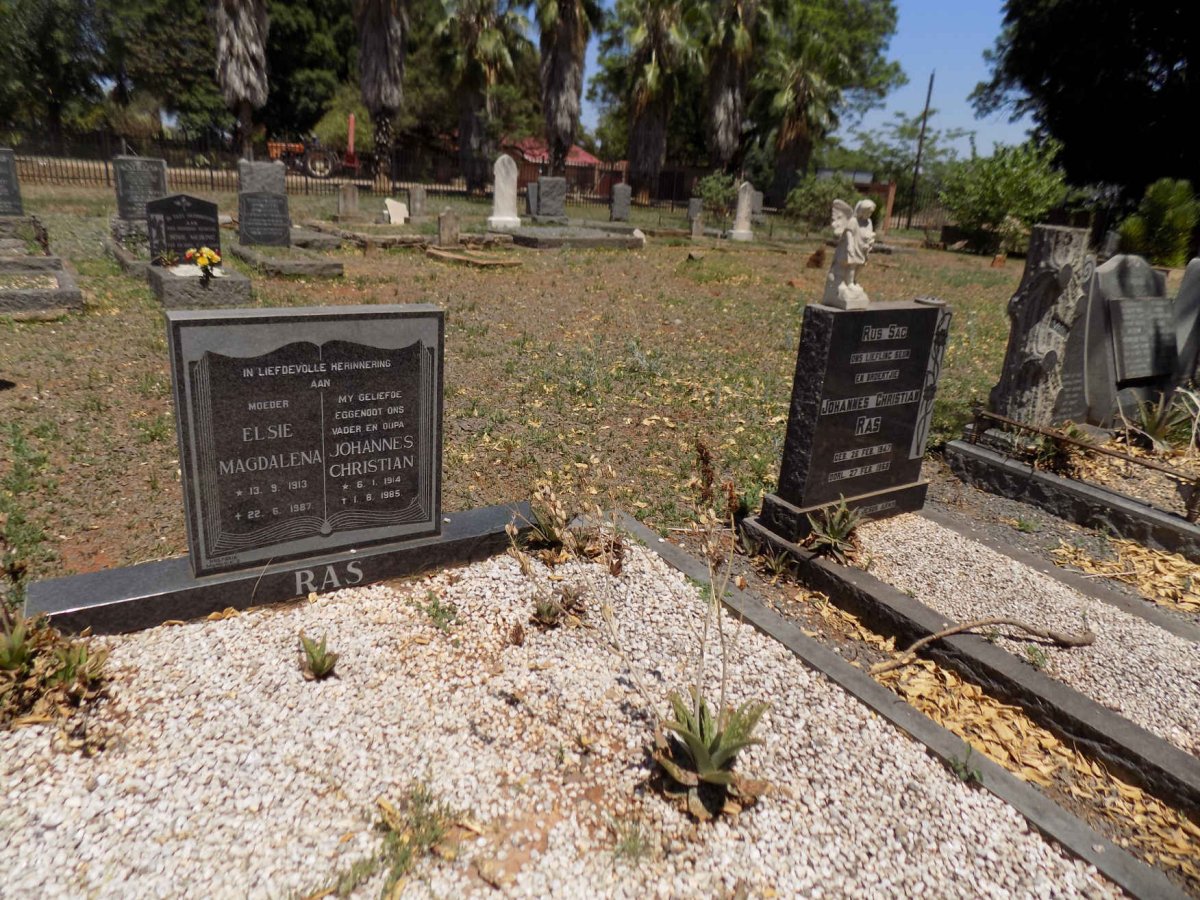 RAS Johannes Christian 1914-1985 &amp; Elsie Magdalena 1913-1987