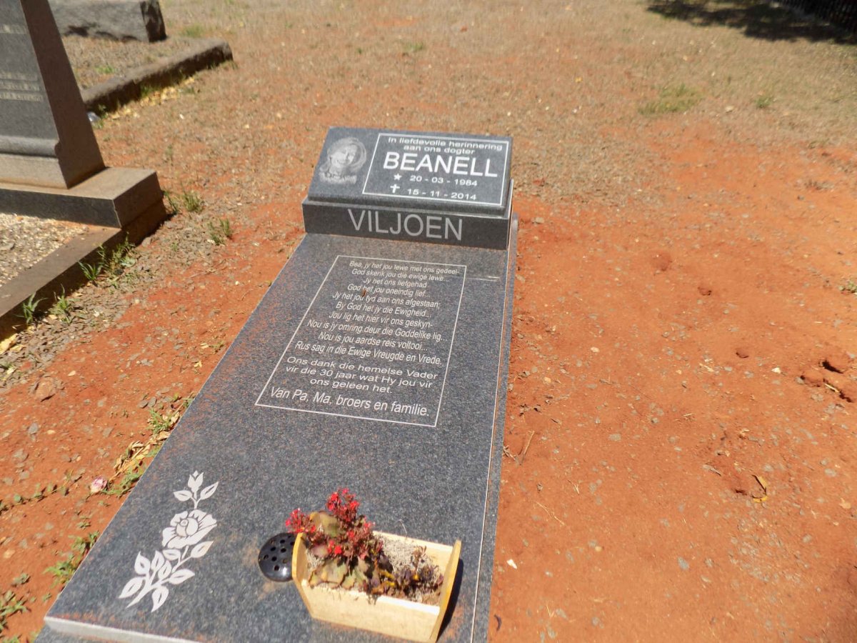 VILJOEN Beanell 1984-2014