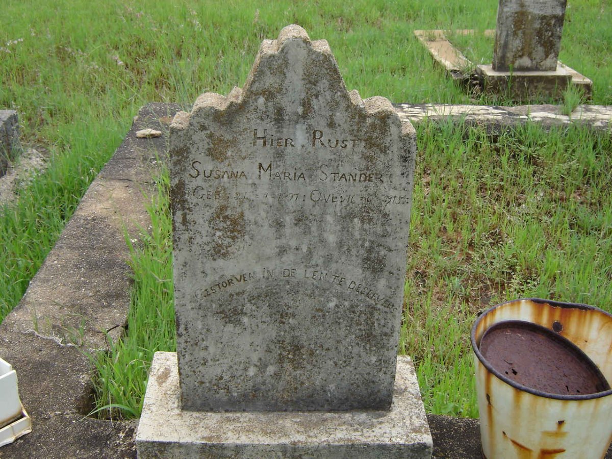 STANDER Susanna Maria 1897-1915