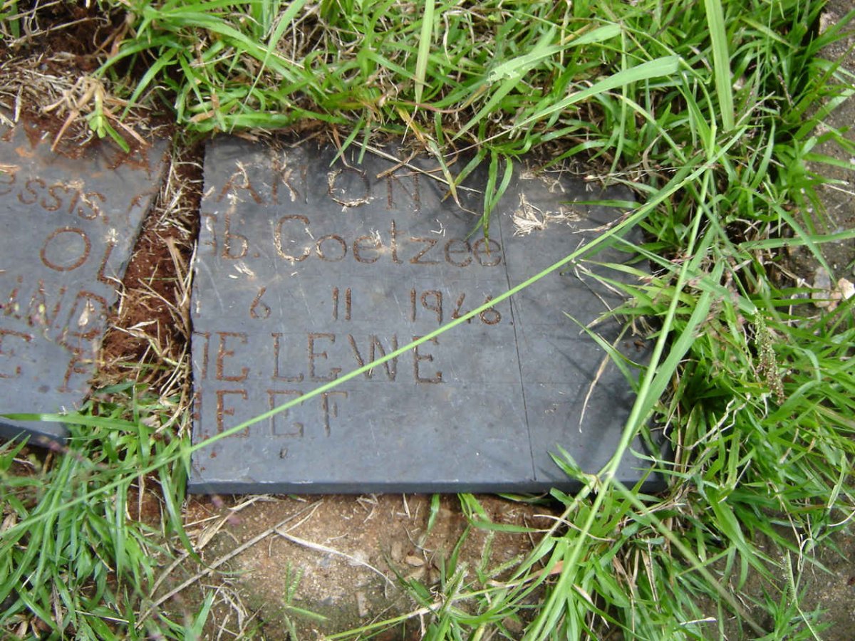 PLESSIS Maria C.M., du nee COETZEE 1872-1946