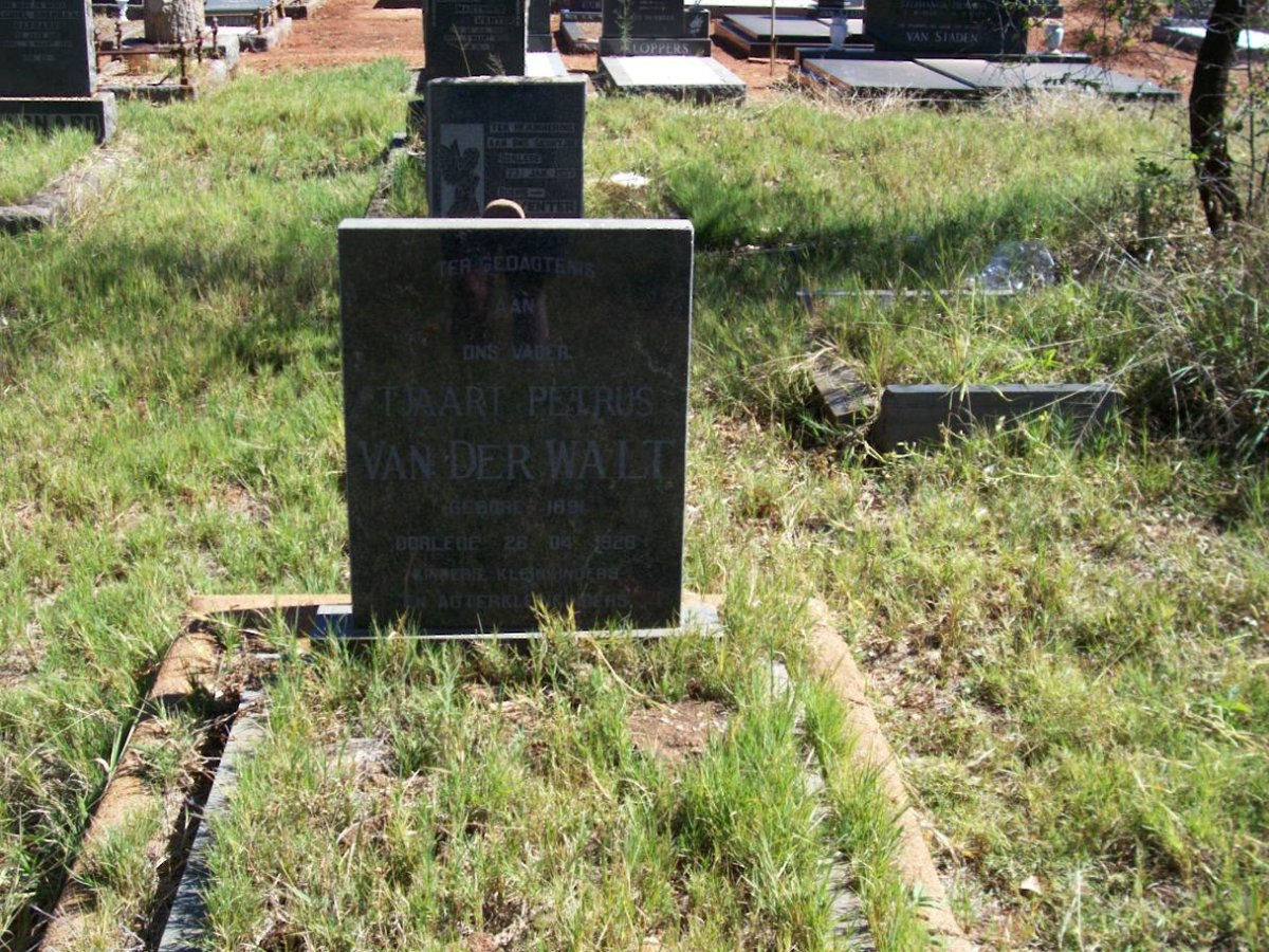 WALT Tjart Petrus, van der