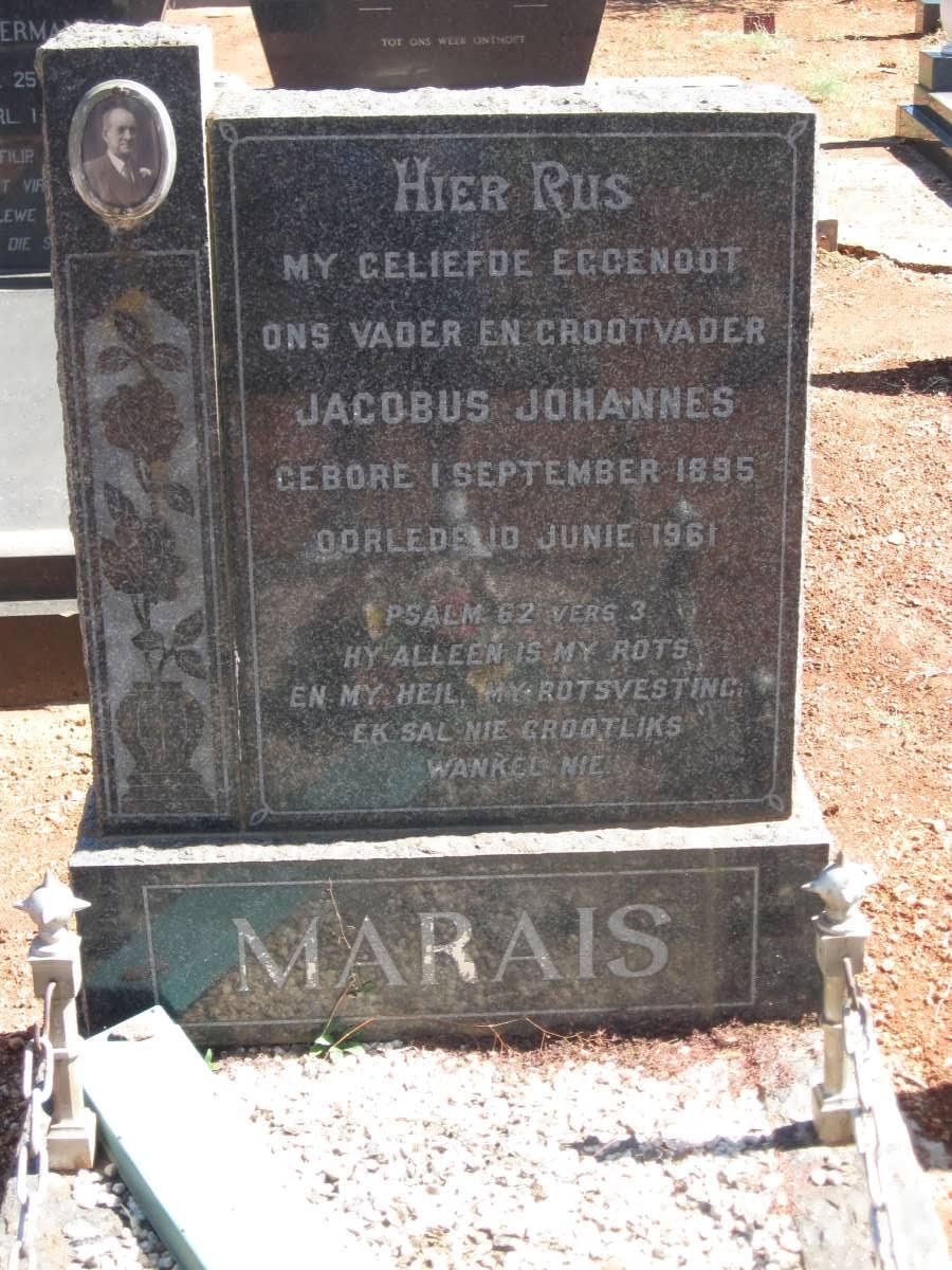 MARAIS Jacobus Johannes 1895-1961