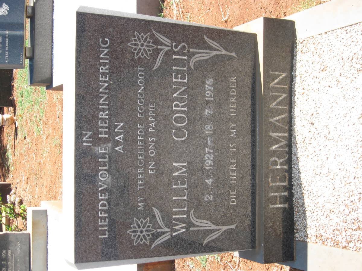 HERMANN Willem Cornelis 1927-1976