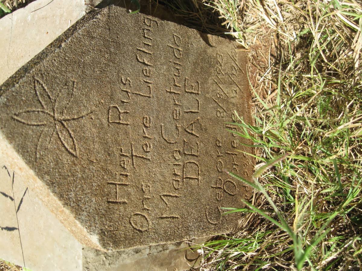 DEALE Maria Gertuida 1923-19?