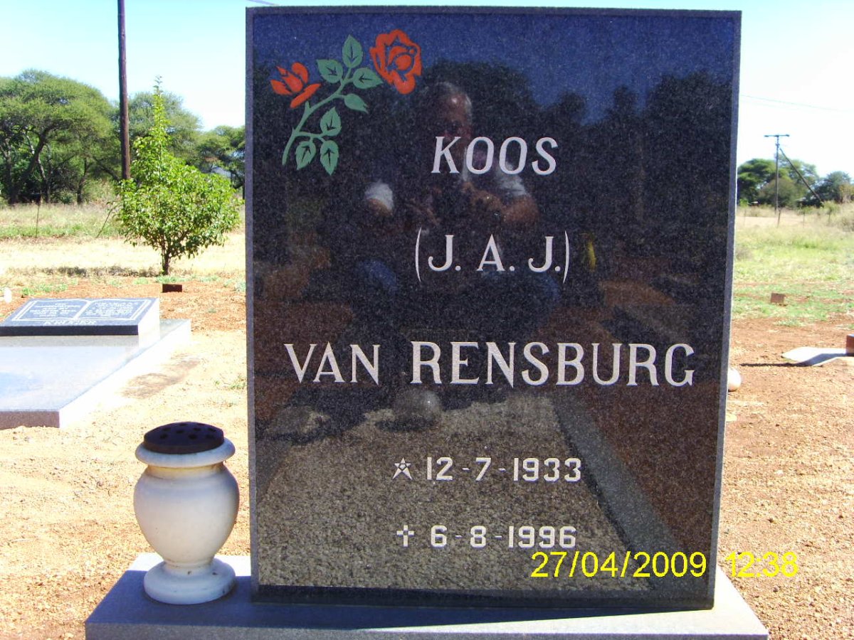 RENSBERG J.A.J., van 1933-1996