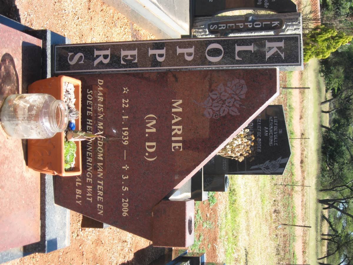 KLOPPERS M.D. 1939-2006