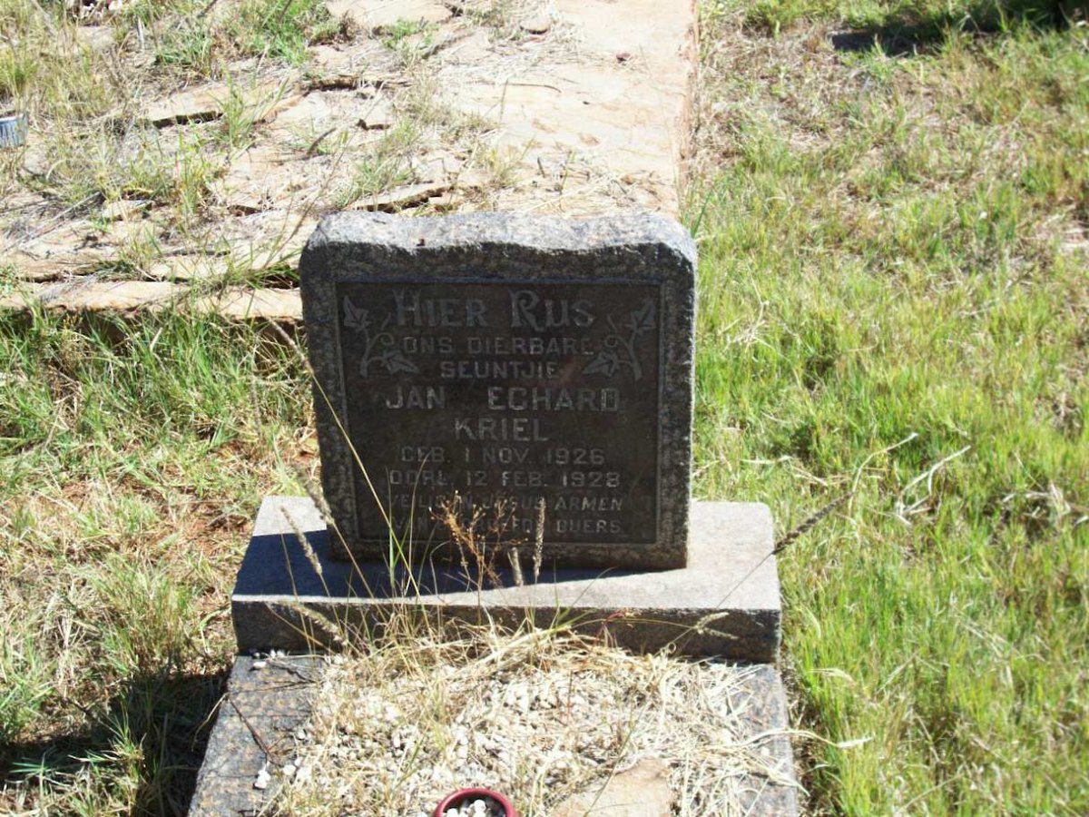KRIEL Jan Echard 1926-1928