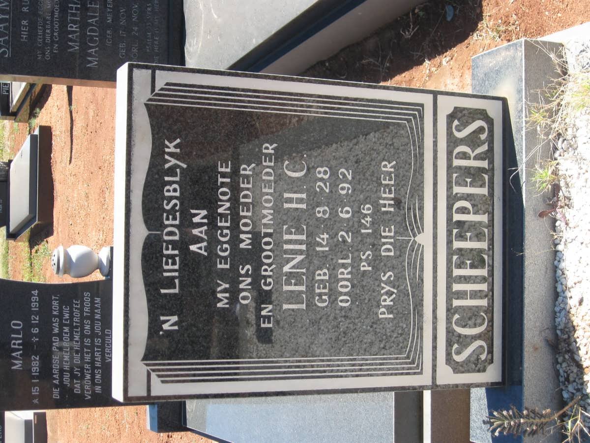 SCHEEPERS Lenie H.C. 1928-1992