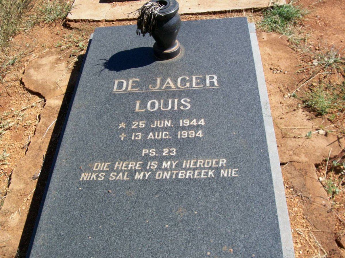 JAGER Louis, de 1944-1994