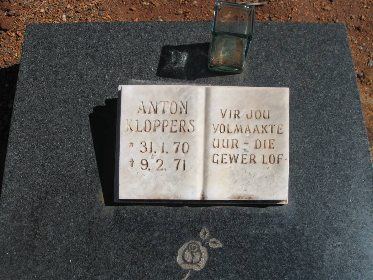 KLOPPERS Anton 1970-1971