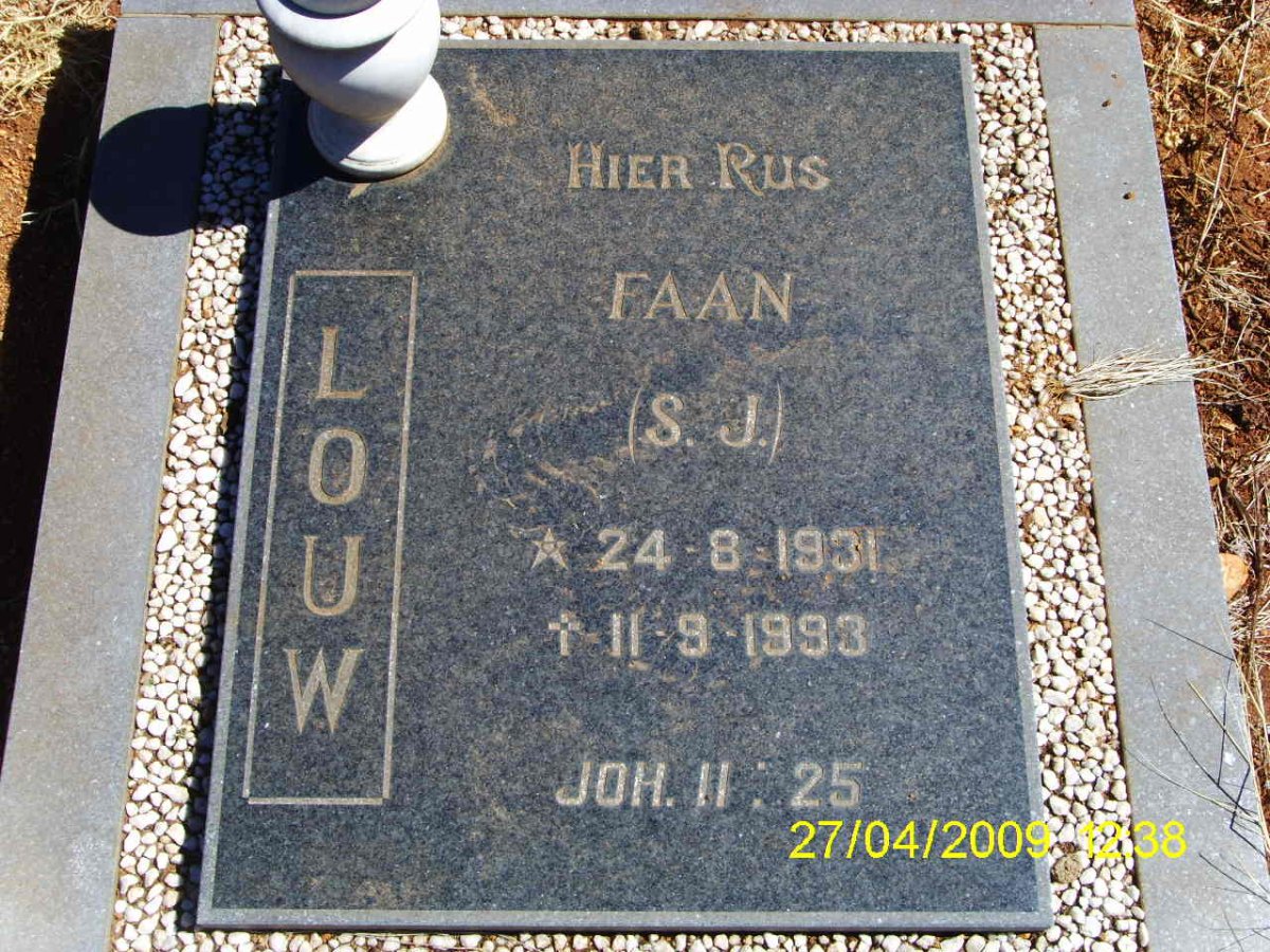 LOUW S.J. 1931-1993