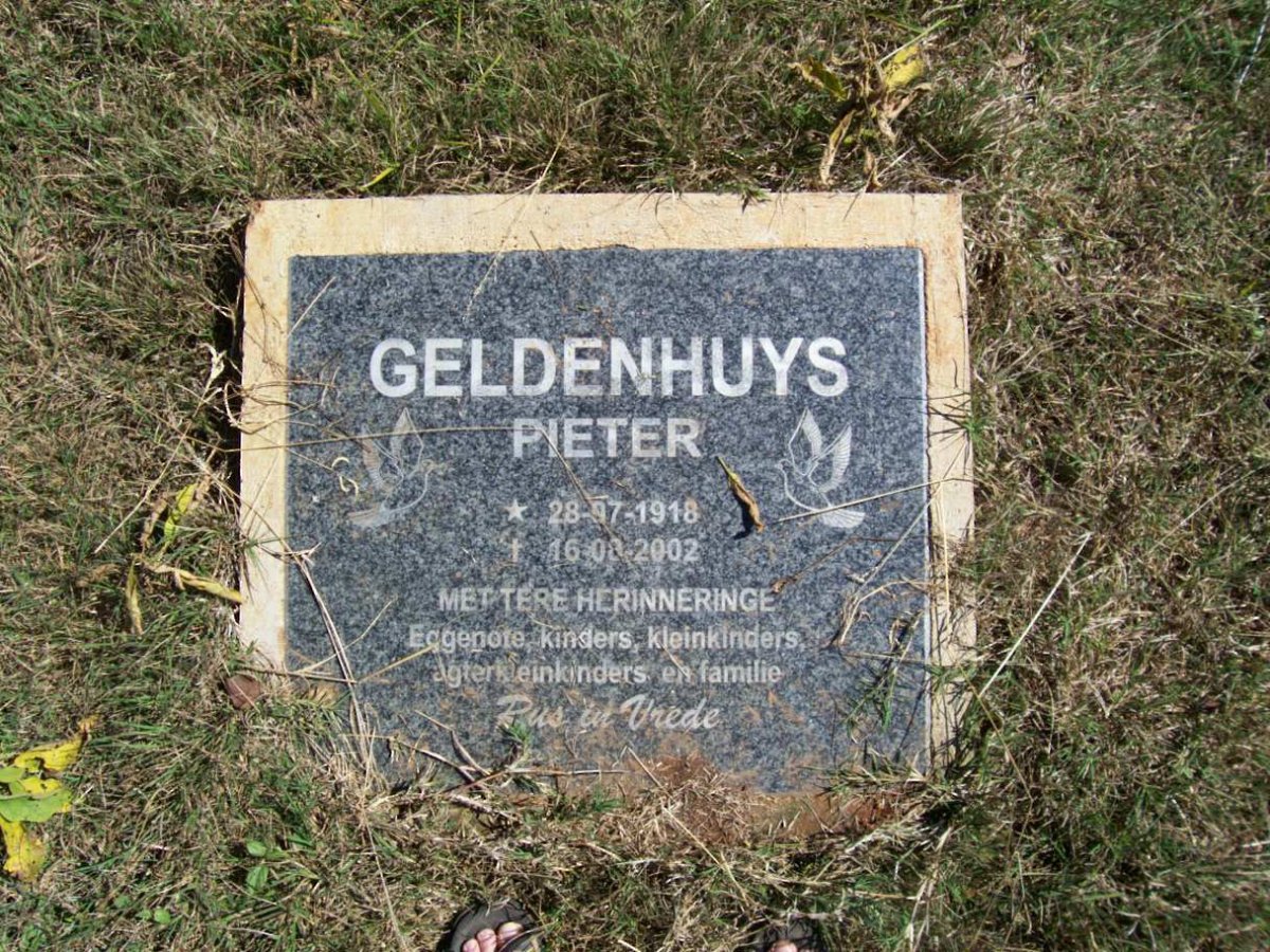 GELDENHUYS Pieter 1918-2002
