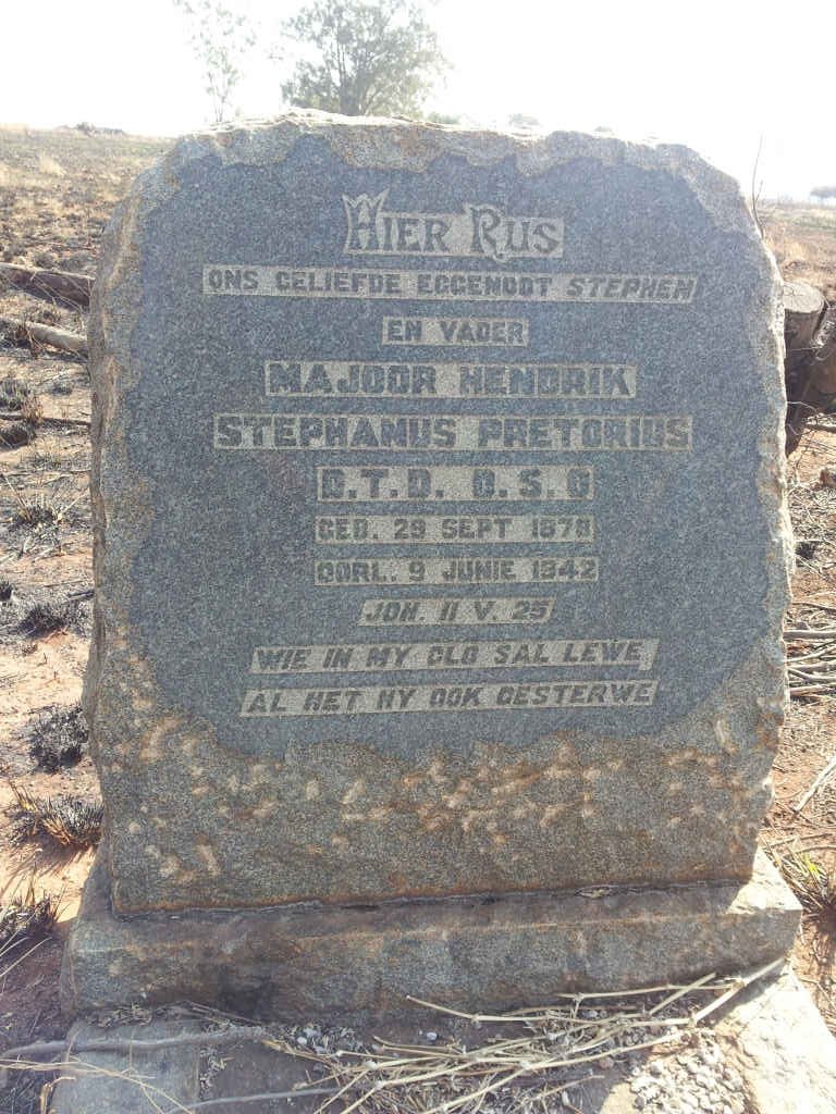 PRETORIUS Hendrik Stephanus 1878-1942