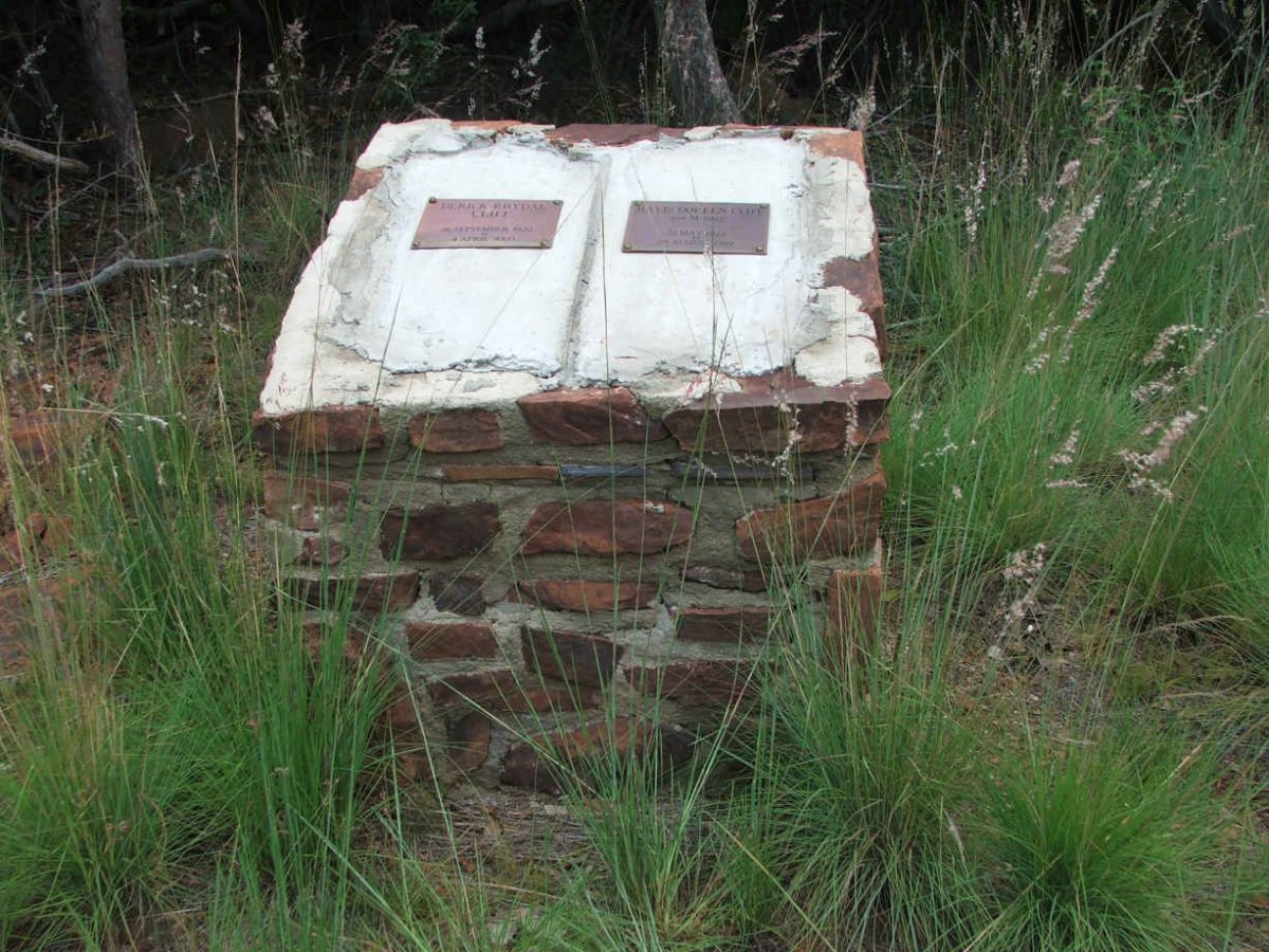 CLIFF Derick Rhydal 1920-2003 &amp; Mavis Doreen MOSLEY 1922-1989