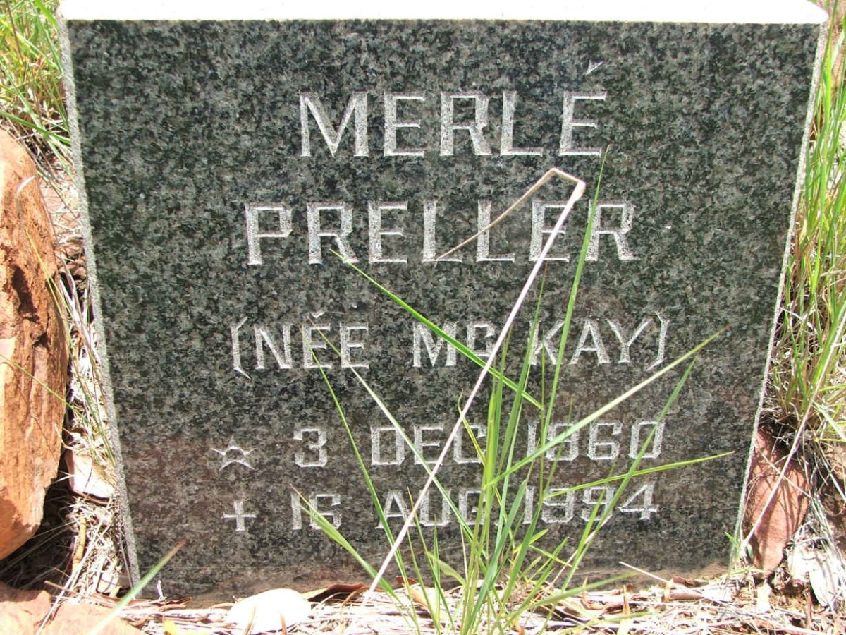 PRELLER Merle nee MCKAY 1960-1994