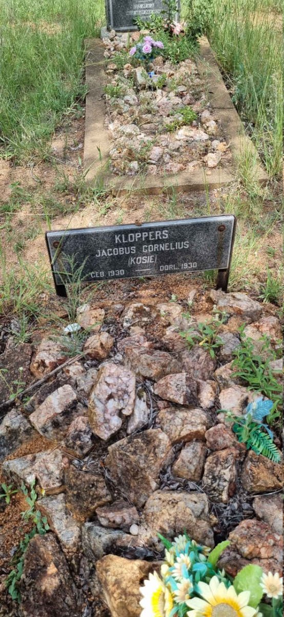 KLOPPERS Jacobus Cornelius 1930-1930