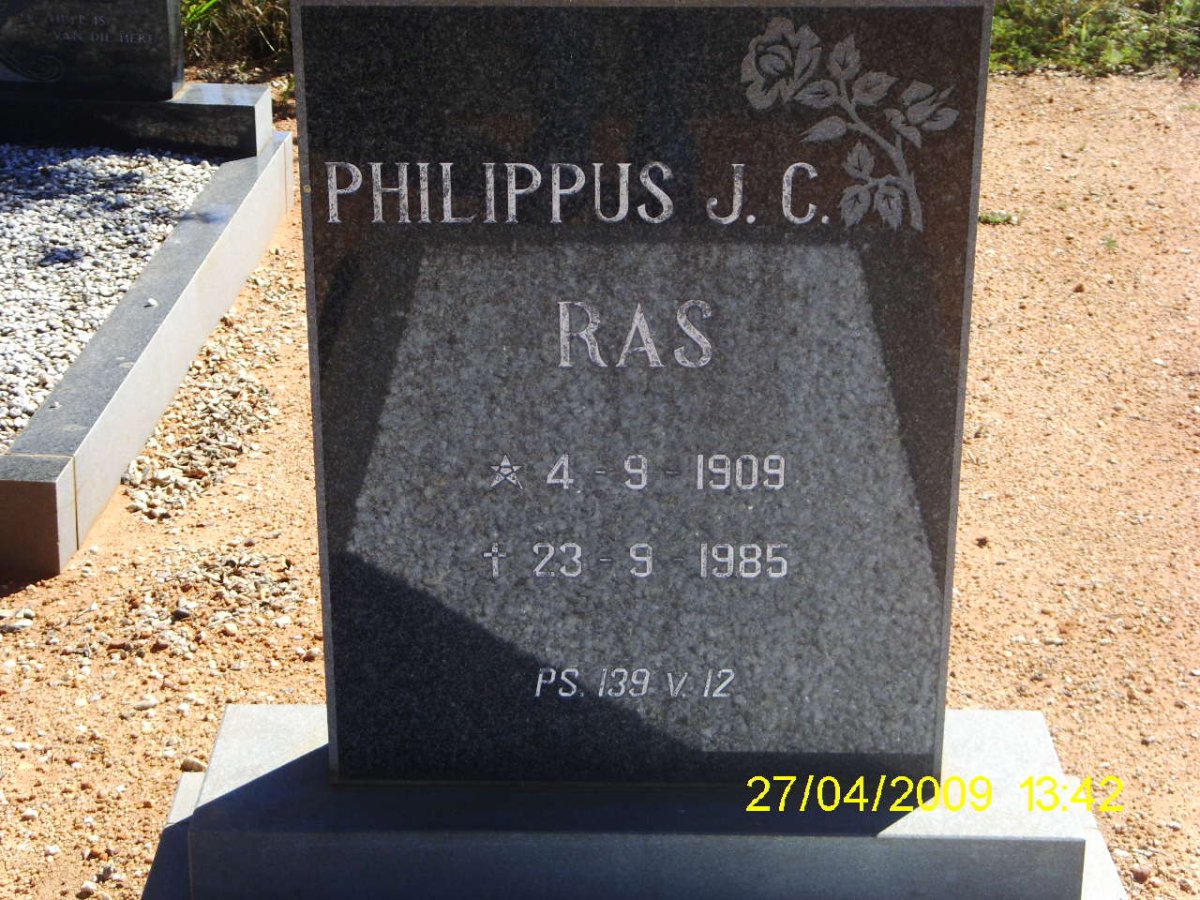 RAS Philippus J.C. 1909-1985