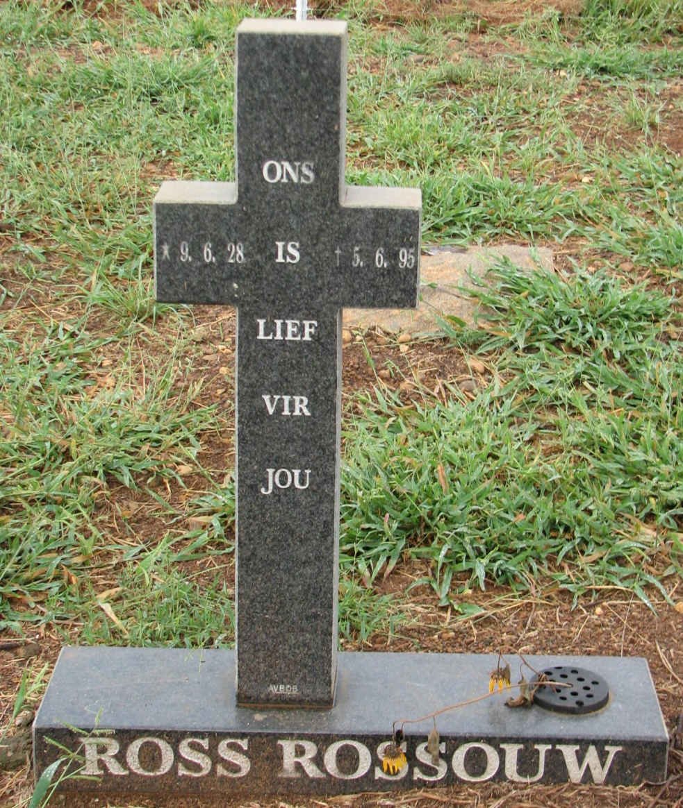 ROSSOUW Ross 1928-1995