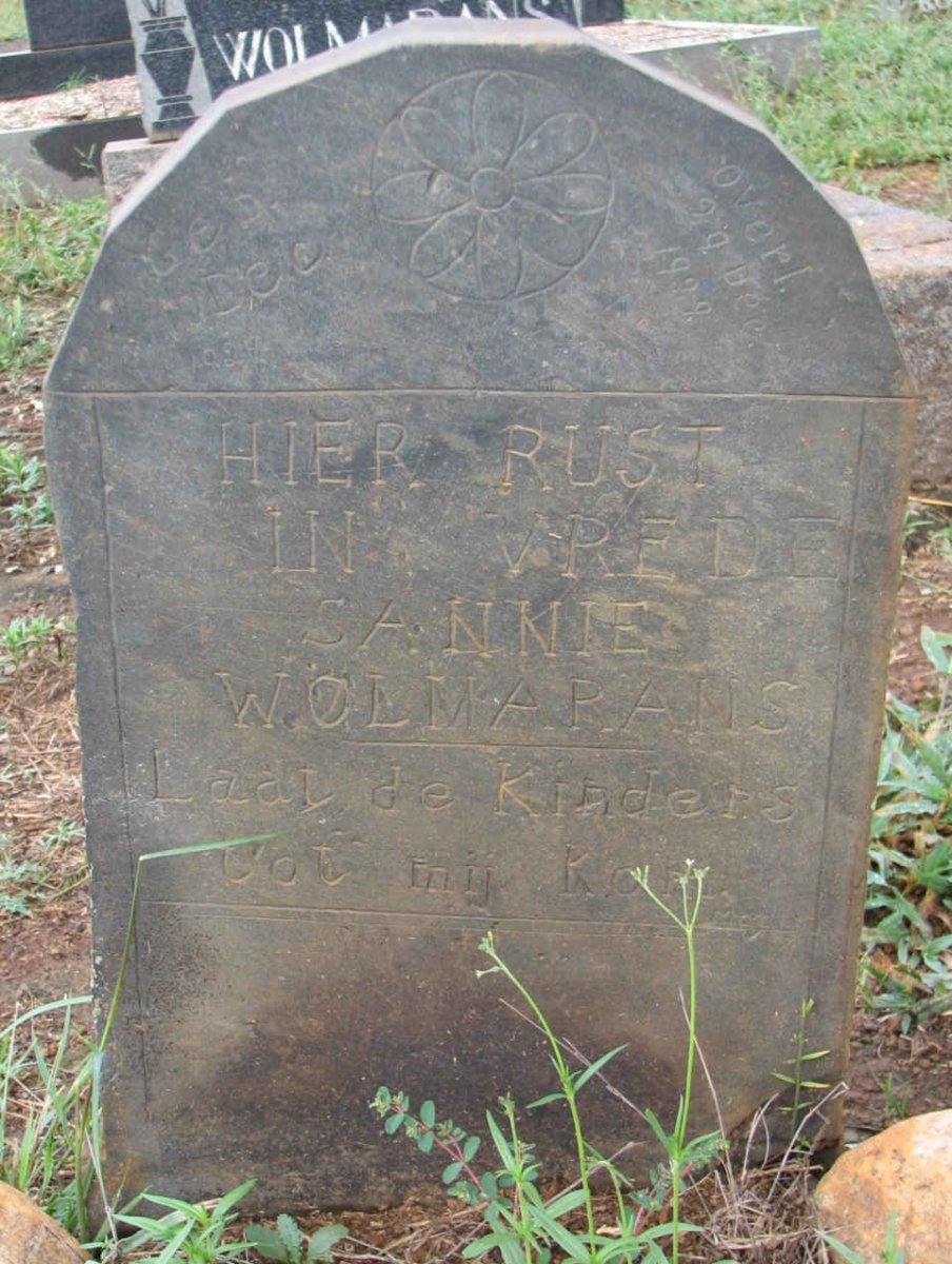 WOLMARANS Sannie 1929-1929