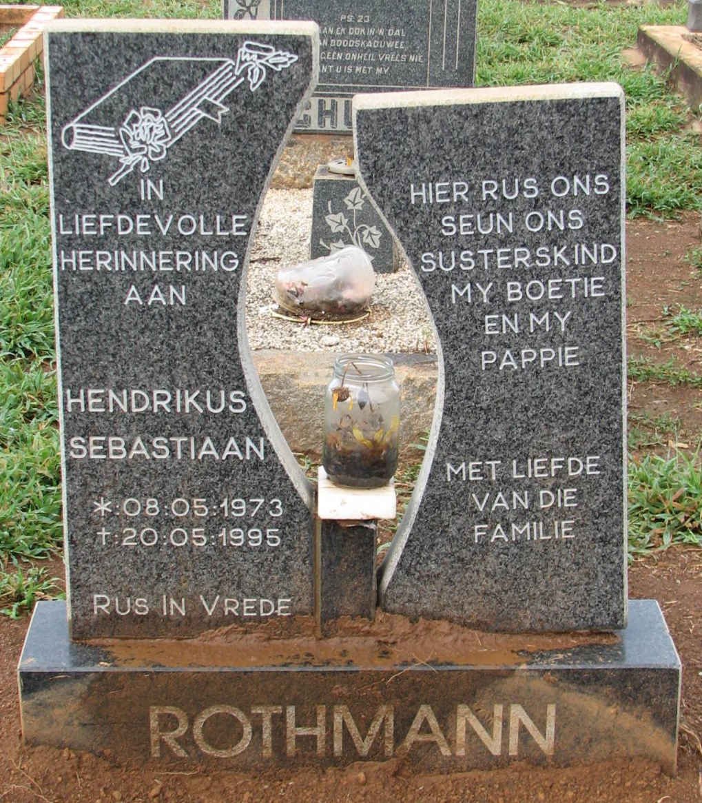 ROTHMANN Hendrikus Sebastiaan 1973-1995