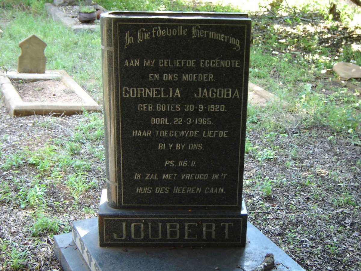 JOUBERT Cornelia Jacoba 1920-1965