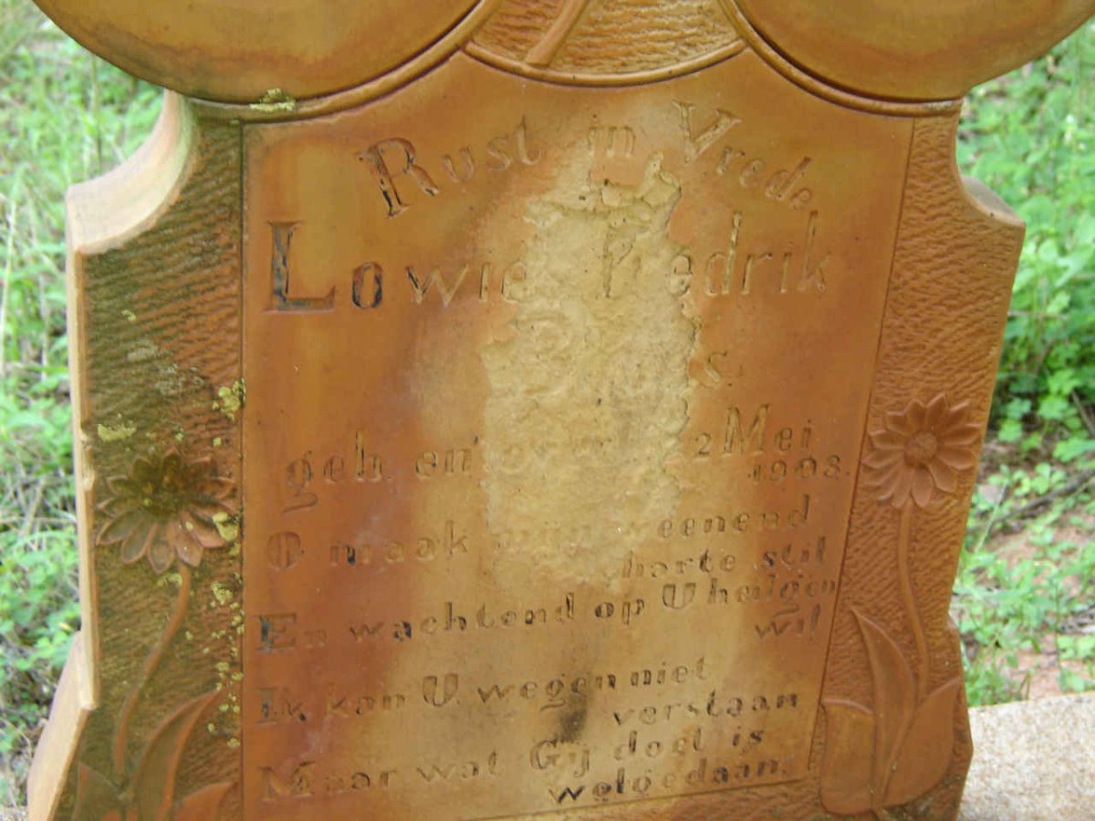 BOTES Lowies Fredrik 190?-190?