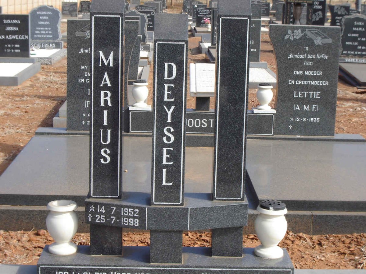 DEYSEL Marius 1952-1998