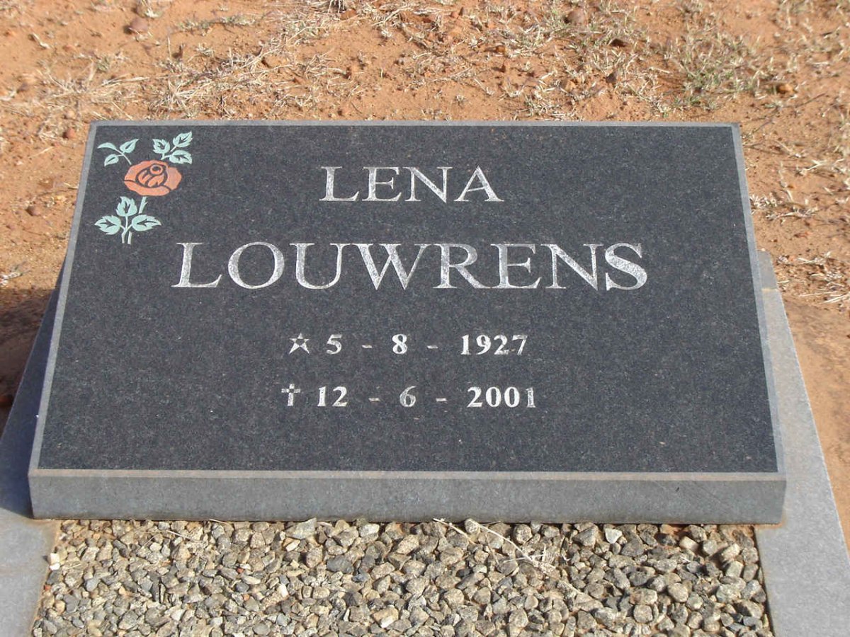 LOUWRENS Lena 1927-2001