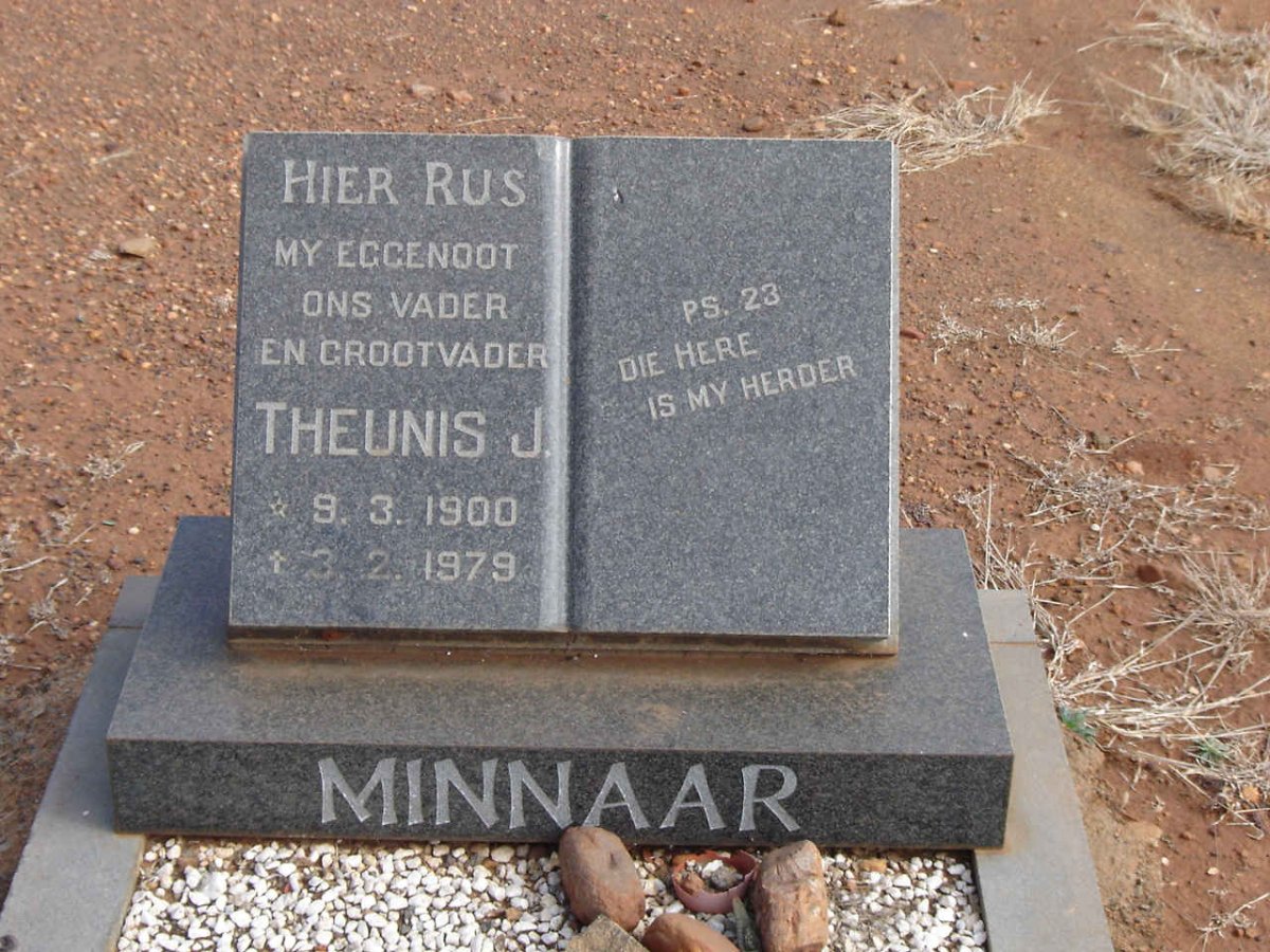 MINNAAR Theunis J. 1900-1979
