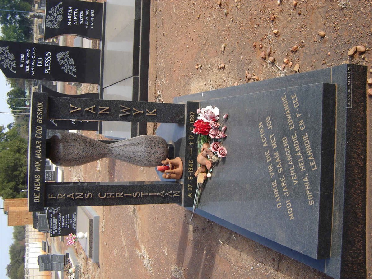 WYK Frans Christiaan, van 1946-1987