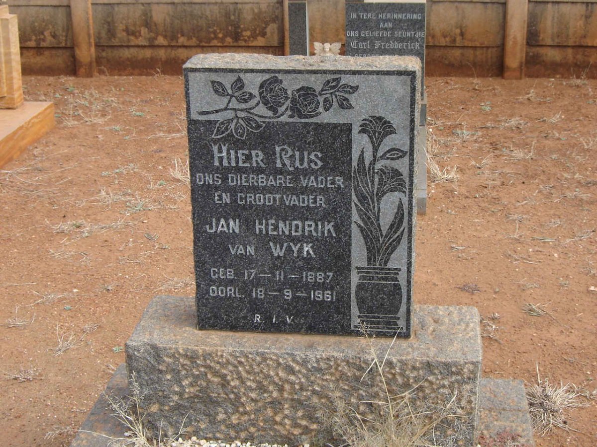 WYK Jan Hendrik, van 1887-1961