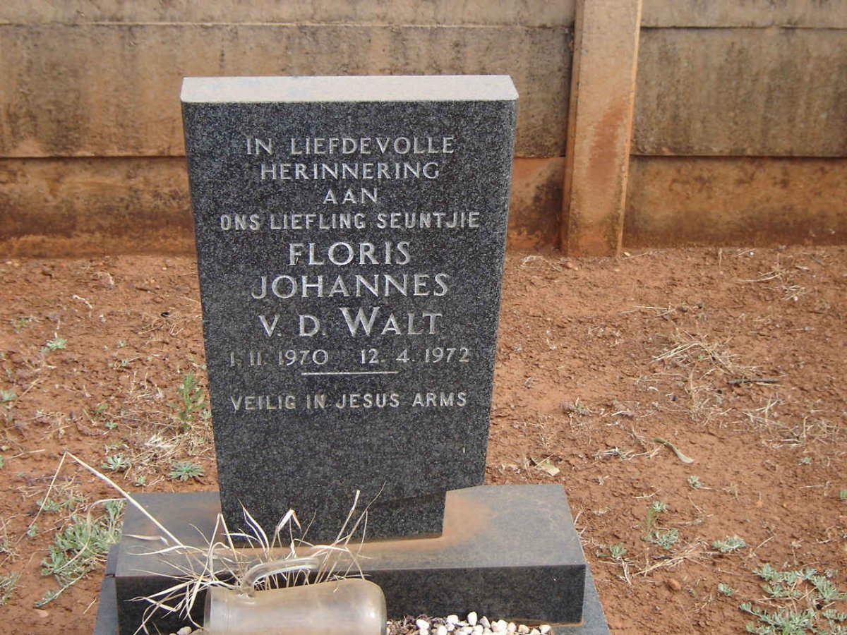 WALT Floris Johannes, v.d. 1970-1972