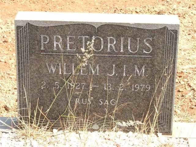 PRETORIUS Willem J.I.M. 1927-1979