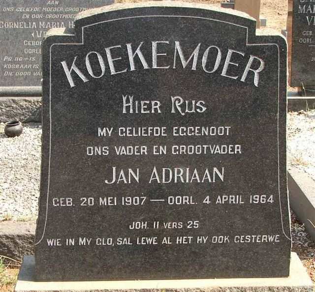 KOEKEMOER Jan Adriaan 1907-1964