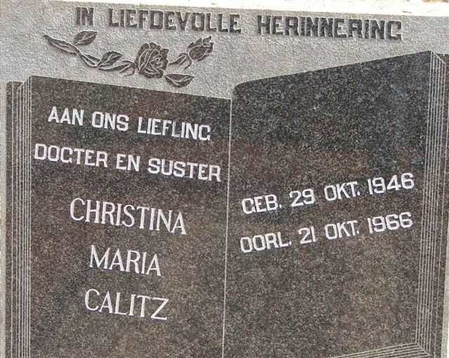 CALITZ Christina Maria 1946-1966
