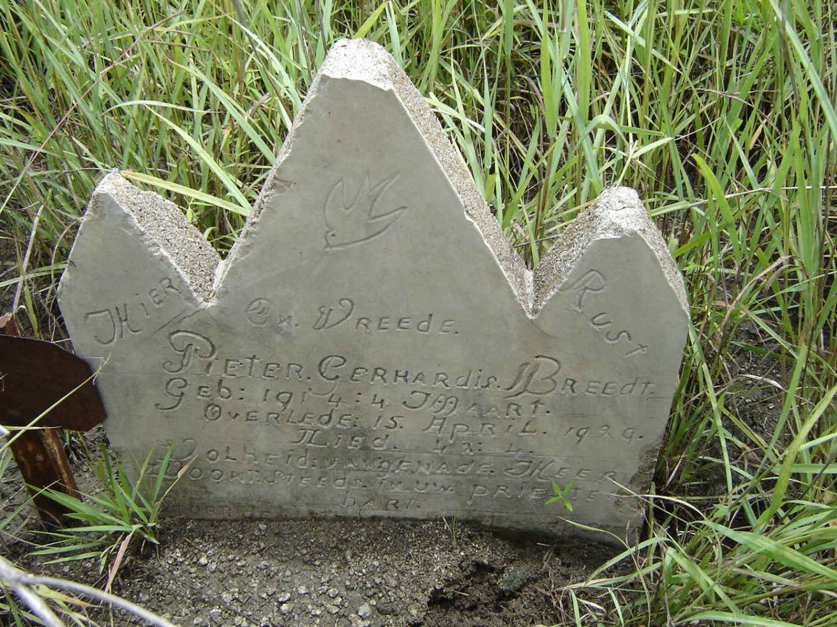 BREEDT Pieter Gerhardis   1914-1929