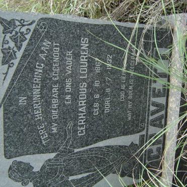 GRAVETT Gerhardus Lourens 1867-1932