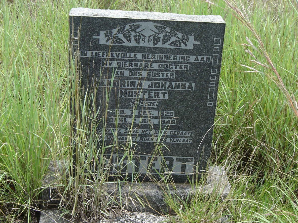 MOSTERT Hendrina Johanna 1929-1948