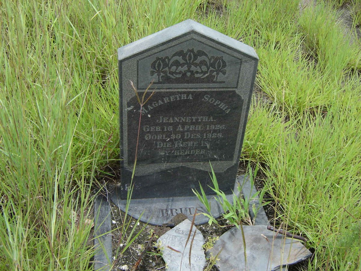 BRITS Magaretha Sophia Jeannettha 1926-1928