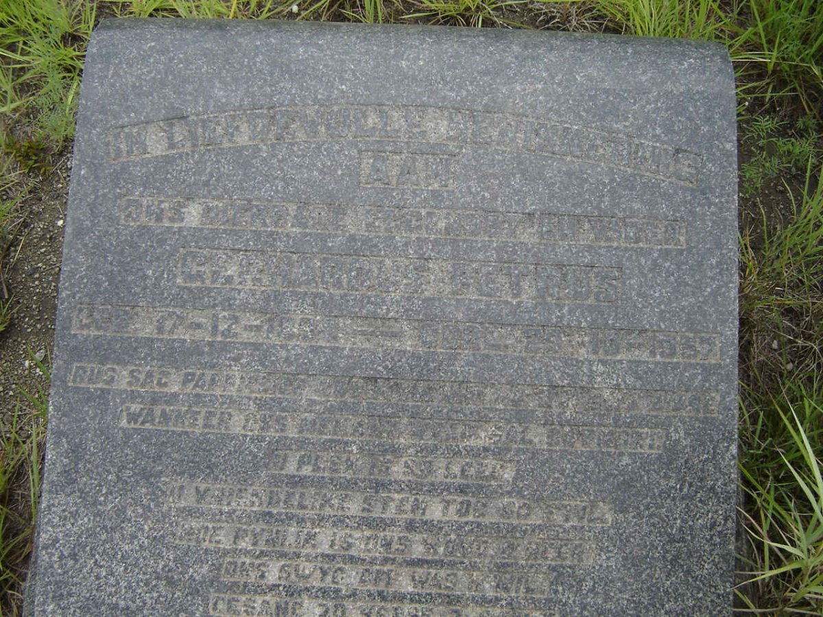 PRETORIUS Gerhardus Petrus ?-1957