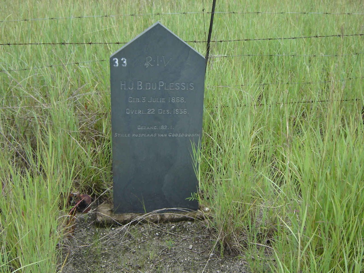 PLESSIS H.J.B., du 1868-1936