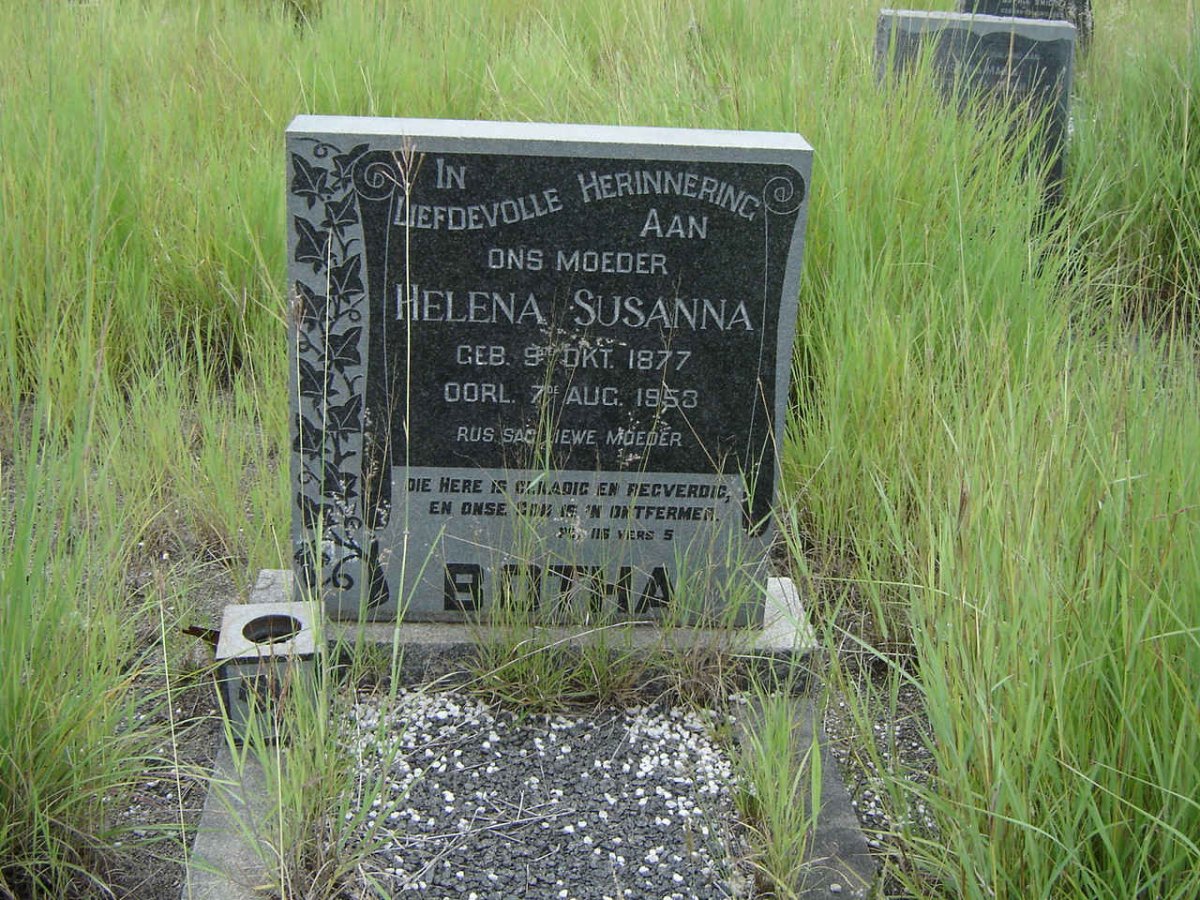 BOTHA Helena Susanna 1877-1953
