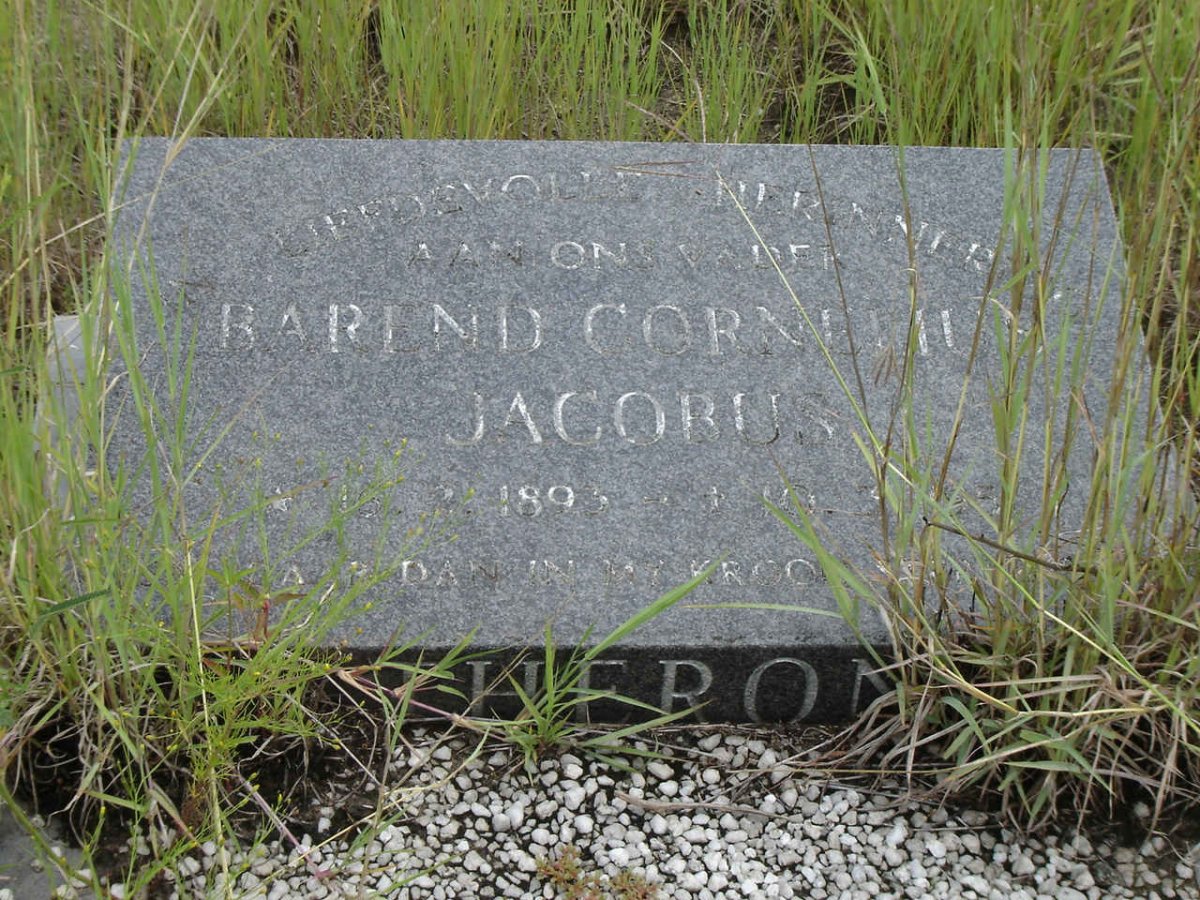 THERON Barend Cornelius Jacobus 1893-195?